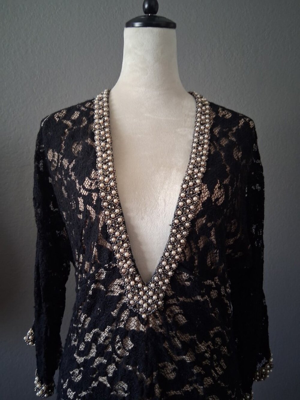Couture French Lace Tunic - Picture 5 of 7